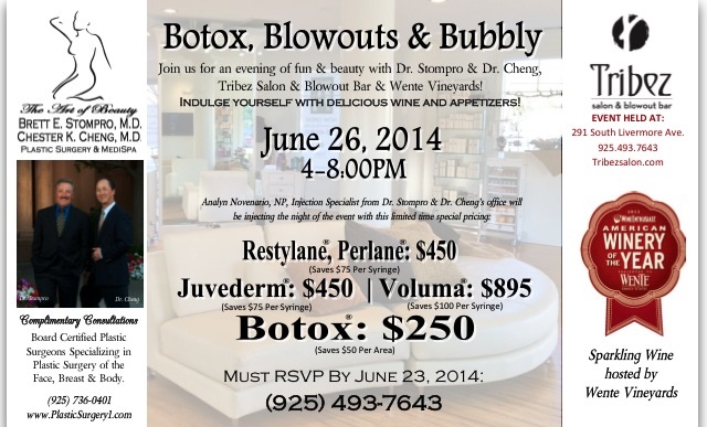 botox, blowouts & bubbly