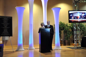 Dale Eldridge Kaye and Former Mayor Marshall Kamena at the Board Installation and Gala Event, February 2011