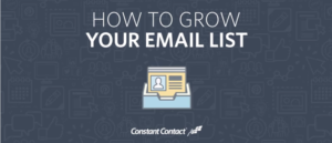 how to grow your email list