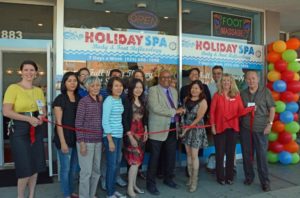 Holiday Spa Ribbon Cutting