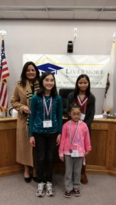 LVJUSD Spelling Bee Grades 4-6 Winners and Supt. Kelly Bowers