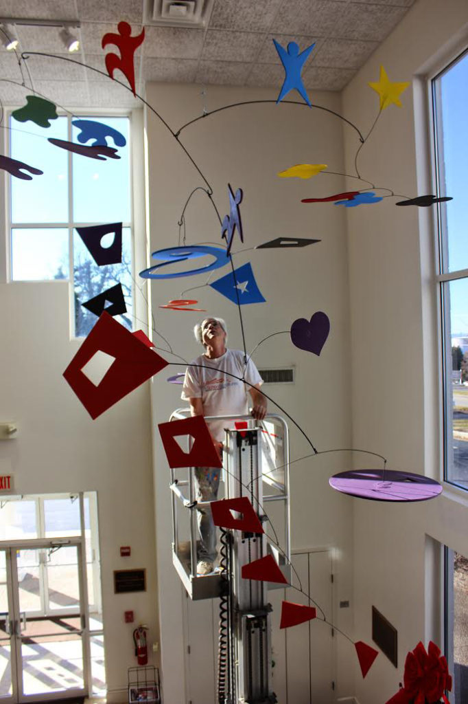 Collaborative Community Art Project with Mobile Sculptor Kevin Reese