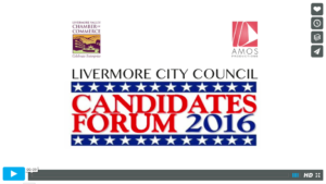 Livermore Valley Chamber of Commerce City Council Candidates Forum 2016