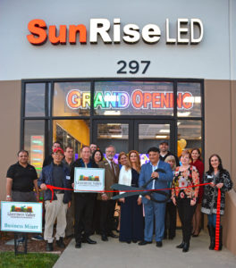 Sunrise & Sunny Neon Ribbon Cutting