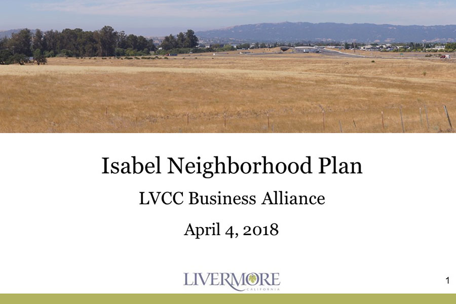 Livermore Isabel Neighborhood Plan Presentation