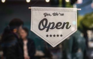 Google My Business - Open for Business signage - Boomcycle Digital Marketing