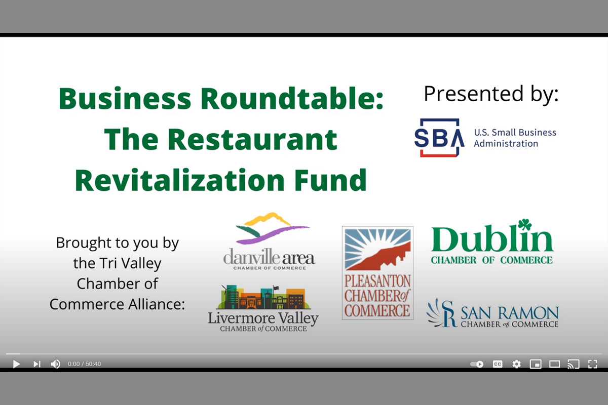 Business Round Table - The Restaurant Revitalization Fund