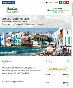 Greek Island Hopper Travel Program